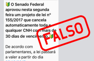 Detran RS alerta para boato sobre cancelamento da CNH