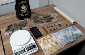 Homem preso por tráfico de maconha