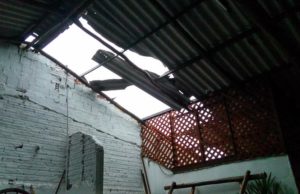 Vendaval causou estragos na cidade