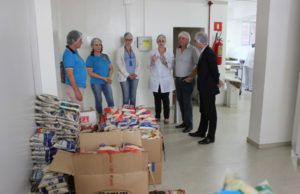 Banco de Alimentos doa três toneladas de produtos ao HSC