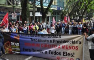 CPERS manifesta contra a Reforma da Previdência