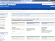 Receita Federal libera programa do Imposto de Renda Pessoa Física de 2018