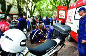 Acidente envolvendo grávida causa apreensão no centro