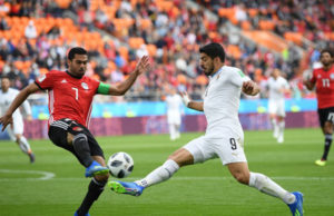 COPA DO MUNDO: Uruguai derrota o Egito aos 44 do segundo tempo