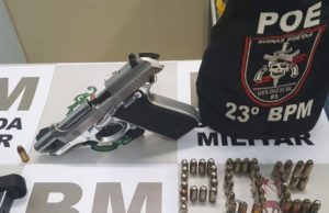 Brigada Militar prende indivíduo por violência doméstica e apreende arma de fogo
