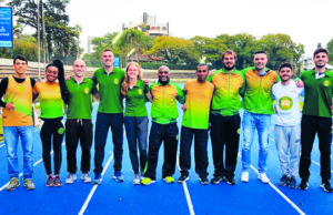 Jaqueline, Alisson e Vinícius, campeões gaúchos