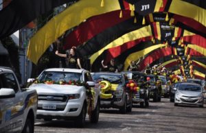Manhã foi de carreata das candidatas e divulgação da Festa da Alegria