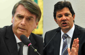 ELEIÇÕES 2018 – Bolsonaro x Haddad no segundo turno
