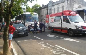 Homem causa acidente em Santa Cruz