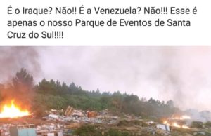 Um lixão a céu aberto