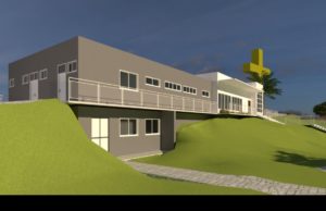 Parque da Cruz: Obras do restaurante estão em ritmo acelerado