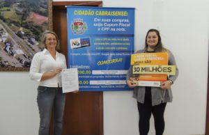 Irani Bredow é a sorteada do mês no 'Nota Fiscal dá Prêmio'
