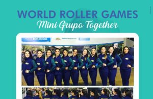 Mini Grupo Together embarca hoje para a Europa para competir no World Roller Games Barcelona 2019