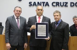 Sargento Sortica recebe título de Cidadão Santa-cruzense