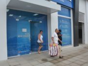 Distribuição de fraldas em novo endereço