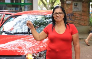 Ano novo e carro zero para Gladir Fatima de Oliveira