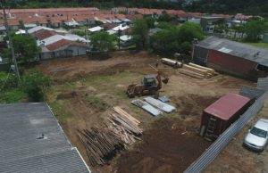 Iniciam as obras do posto de saúde sustentável