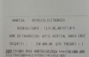 Morador de Santa Cruz doa R$ 150 mil ao HSC para aquisição de respiradores e EPIs