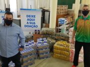 AMO doa uma tonelada de alimentos