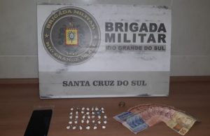 BM de Santa Cruz prende homem por tráfico de drogas no bairro Progresso