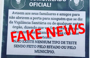 Prefeitura de Santa Cruz alerta sobre fake que envolve pesquisa da UFPel