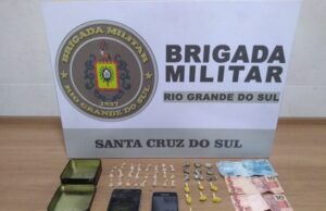 BM de Santa Cruz prende jovem por tráfico de drogas no Bairro Pedreira