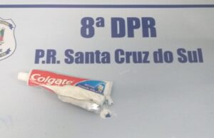 Presídio Regional: Agentes localizam cocaína em tubo de creme dental