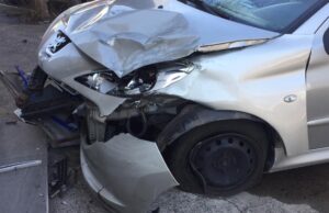 Acidente deixa uma pessoa ferida no Centro de Santa Cruz