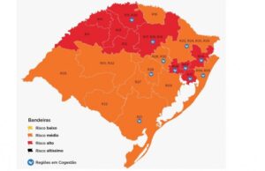 Governo do Estado classifica Região de Santa Cruz do Sul com bandeira laranja