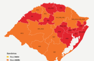 Santa Cruz do Sul recebe bandeira vermelha em mapa preliminar
