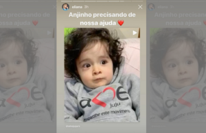 Apresentadora Eliana divulga campanha AME Juju em sua rede social
