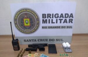 Homem é preso por tráfico de drogas e porte ilegal de arma no Bairro Faxinal