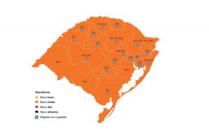 Mapa preliminar do Distanciamento Controlado tem, pela primeira vez, todas as regiões em laranja