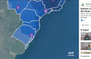 Previsão do tempo é novidade nas redes sociais da Sicredi Vale do Rio Pardo