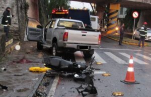Acidente deixa motociclista em estado grave na Avenida Paul Harris