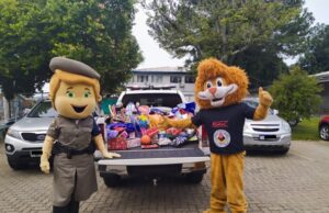 BM de Santa Cruz realiza entrega de brinquedos arrecadados na Ação Criança Feliz