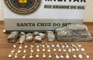 Ação conjunta resulta em prisões e apreensão de grande quantidade de drogas em Santa Cruz