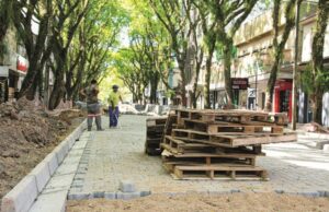 Prefeitura avalia paralisar obra do Calçadão da Marechal Floriano