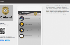 Aplicativo lançado pela Polícia Civil traz alertas sobre golpes