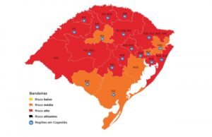 Santa Cruz fica novamente em bandeira vermelha no mapa preliminar