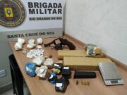 BM de Santa Cruz do Sul localiza depósito de drogas