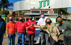 JTI doa veículo ao Corpo de Bombeiros Voluntários de Arroio do Tigre