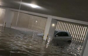 Chuva forte volta a atingir Santa Cruz