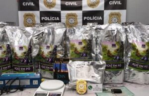 Operação Açaí apreende cocaína preta no Rio Grande do Sul