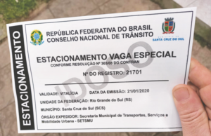 Em 2020 foram confeccionados 1.217 cartões de estacionamento para idosos