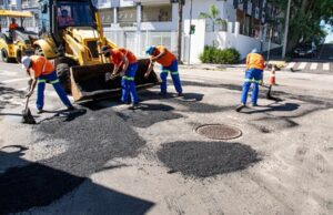 Operação tapa-buracos é realizada em vias principais de Santa Cruz do Sul