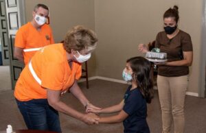 Prefeita retribui o gesto do pequeno Pipe