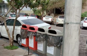 Novas lixeiras são instaladas no Centro e bairros da cidade