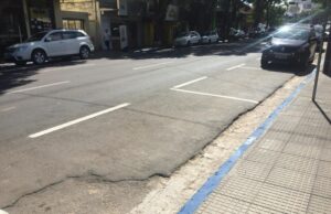 Parklet da Coronel Brito é removido no Centro de Santa Cruz