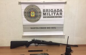 Homem é preso por porte e posse ilegal de arma de fogo em Santa Cruz
